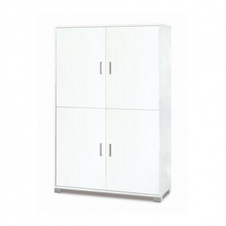Mobile 4 Ante 108L x 41P x h161 – Finitura Bianco Fiammato – Sarmog