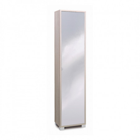 Colonna 1 Anta Specchio 43L x 29P x h190 – Finitura Olmo Chiaro – Sarmog
