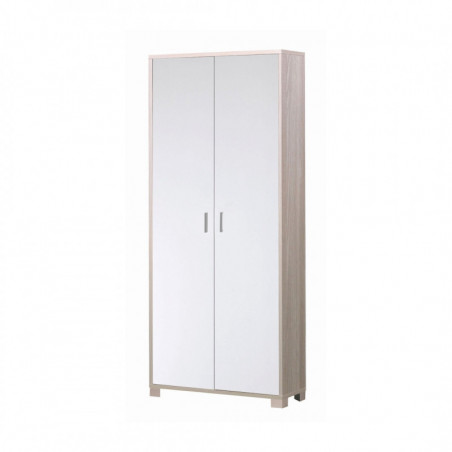 Mobile 2 Ante 83L x 29P x h190 – Finitura Olmo Chiaro e Bianco Fiammato – Sarmog