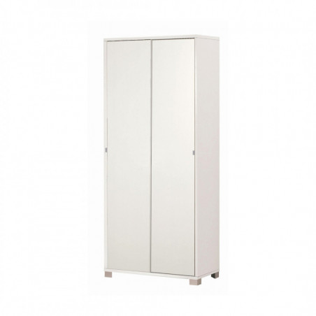 Mobile 2 Ante Scorrevoli 82L x 42P x h190 – Finitura Bianco Fiammato – Sarmog