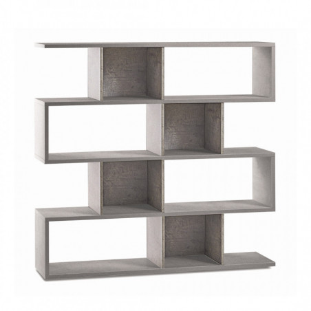 Libreria Modulare 150L x 38P x h144 – Finitura Cemento – Sarmog