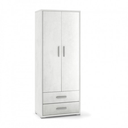 Mobile 2 Ante 2 Cassetti 71L x 41P x h182 – Finitura Bianco Opaco – Sarmog