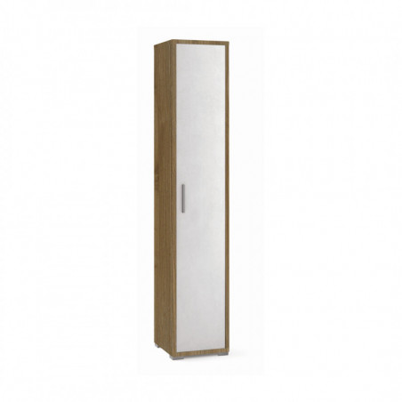 Colonna 1 Anta 39L x 41P x h199 – Finitura Legno Noce e Bianco Opaco – Sarmog