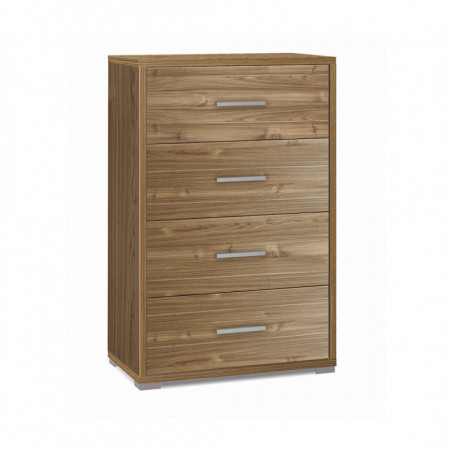 Mobile 4 Cassetti 71L x 41P x h110 – Finitura Legno Noce – Sarmog