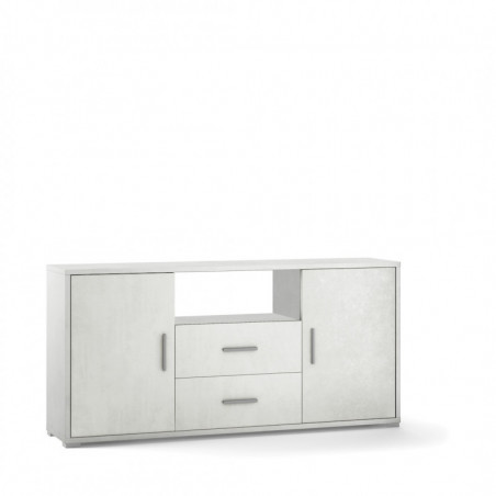 Mobile 2 Ante 2 Cassetti 174L x 41P x h84 – Finitura Bianco Opaco – Sarmog