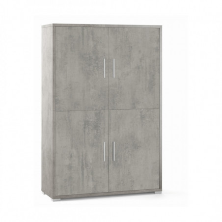 Mobile 4 Ante 108L x 41P x h161 – Finitura Cemento – Sarmog