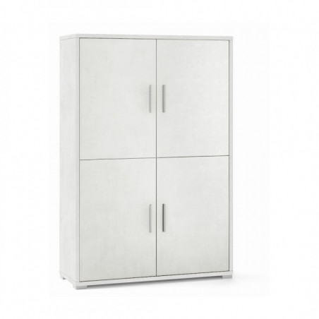 Mobile 4 Ante 108L x 41P x h161 – Finitura Bianco Opaco – Sarmog