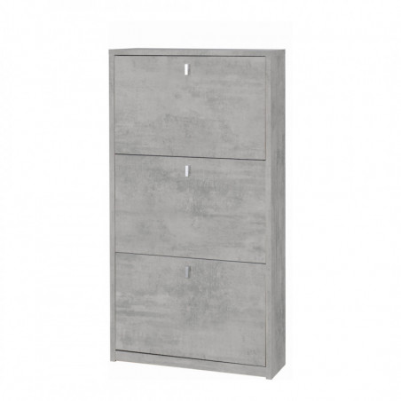 Scarpiera 3 Ante 63L x 18P x h117 – Finitura Cemento – Sarmog