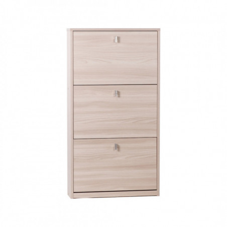 Scarpiera 3 Ante 63L x 18P x h117 – Finitura Olmo Chiaro – Sarmog