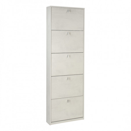 Scarpiera 5 Ante 63L x 18P x h190 – Finitura Bianco Opaco – Sarmog