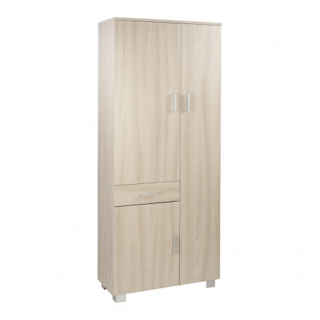 Armadio 3 Ante e 1 Cassetto 77L x 34P x h178 – Finitura Olmo Chiaro – Sarmog