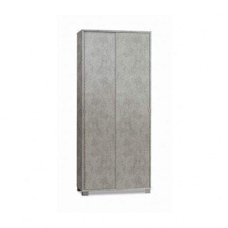 Mobile 2 Ante Scorrevoli 82L x 42P x h190 – Finitura Cemento – Sarmog