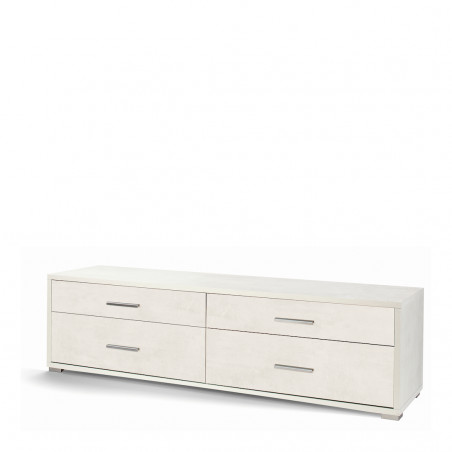 Mobile 4 Cassetti 179L x 47P x h50 – Finitura Bianco Opaco – Sarmog