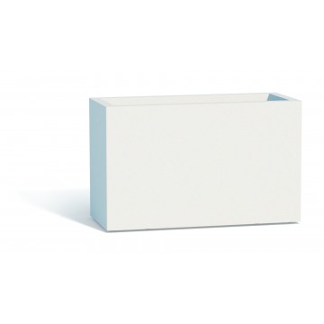 Fioriera in Polimero Monacis Flowerpot cm 80X35 h 50 Bianco