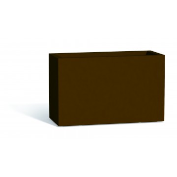 Fioriera in Polimero Monacis Flowerpot cm 80X35 h 50 Marrone