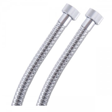 Flexible Chromed Shower F/F 1/2" 120 Double Nut