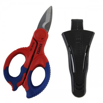Straight Stainless Steel Electrician Scissors 160 9505 Knipex