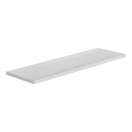 Mensola da Muro, Scaffale Legno, Mensola da Parete, Rovere Sbiancato, 76x23,7x2,3 cm - Smart