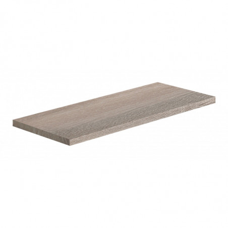 Mensola da Muro, Scaffale Legno, Mensola da Parete, Rovere Sagerau, 56x23,7x2,3 cm - Smart