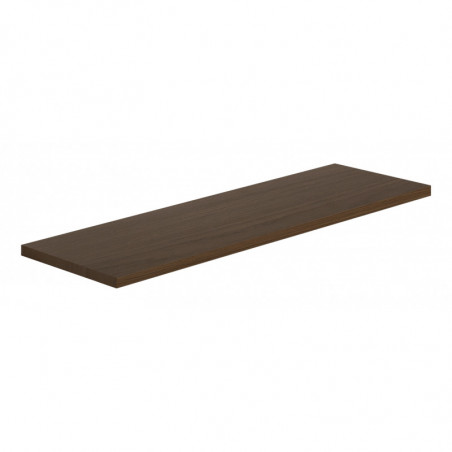 Mensola da Muro, Scaffale Legno, Mensola da Parete, Rovere Tabacco, 76x23,7x2,3 cm - Smart