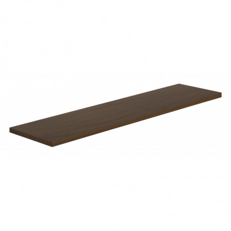 Mensola da Muro, Scaffale Legno, Mensola da Parete, Rovere Tabacco, 96x23,7x2,3 cm - Smart