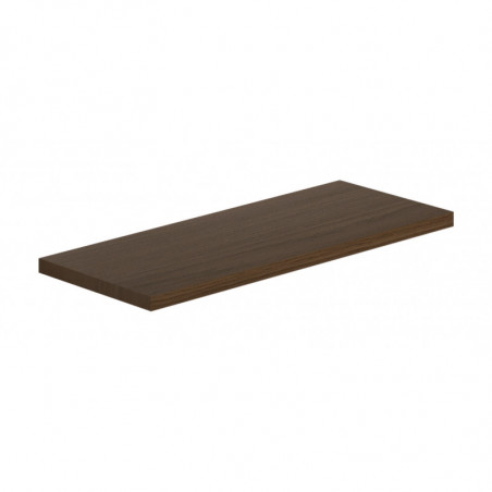 Mensola da Muro, Scaffale Legno, Mensola da Parete, Rovere Tabacco, 36x15,5x1,8 cm - Smart
