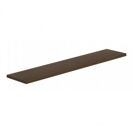 Mensola da Muro, Scaffale Legno, Mensola da Parete, Rovere Tabacco, 76x15,5x1,8 cm - Smart