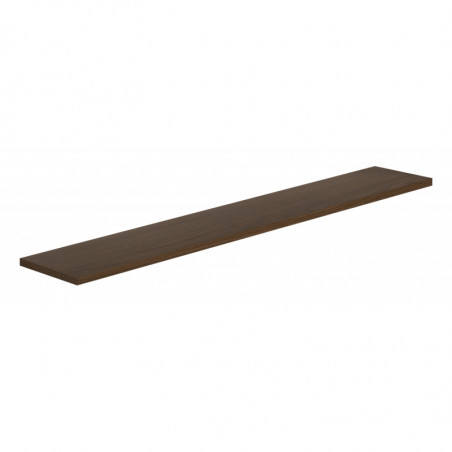 Mensola da Muro, Scaffale Legno, Mensola da Parete, Rovere Tabacco, 96x15,5x1,8 cm - Smart