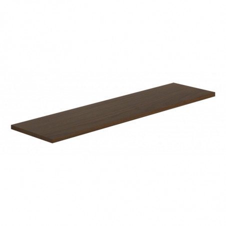 Mensola da Muro, Scaffale Legno, Mensola da Parete, Rovere Tabacco, 76x20x1,8 cm - Smart