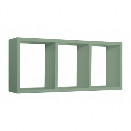 Mensola da Muro, Libreria Sospesa, Libreria da Parete, Scaffale da Parete, Verde Acqua Marina, 70x30 p15,5 cm - Tristano
