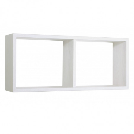 Mensola da Muro, Libreria Sospesa, Libreria da Parete, Scaffale da Parete, Rovere Sbiancato, 70x30 p15,5 cm - Morgana
