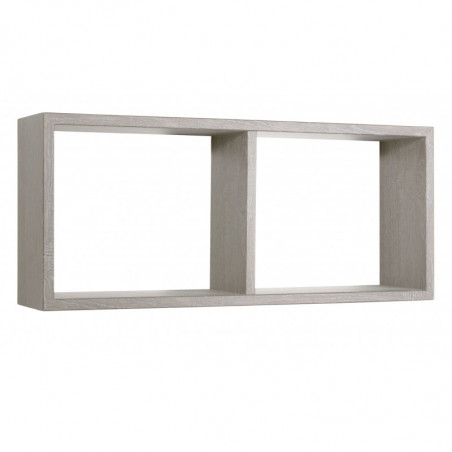Mensola da Muro, Libreria Sospesa, Libreria da Parete, Scaffale da Parete, Rovere Grigio Nuovo, 70x30 p15,5 cm - Morgana