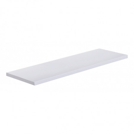 Mensola da Muro, Scaffale Legno, Mensola da Parete, Bianco, 76x23,7x2,3 cm - Smart