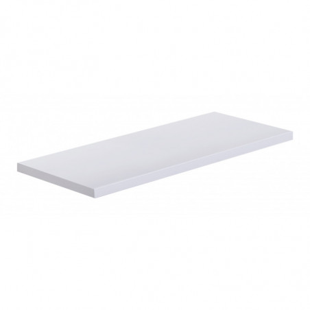Mensola da Muro, Scaffale Legno, Mensola da Parete, Bianco, 56x23,7x2,3 cm - Smart