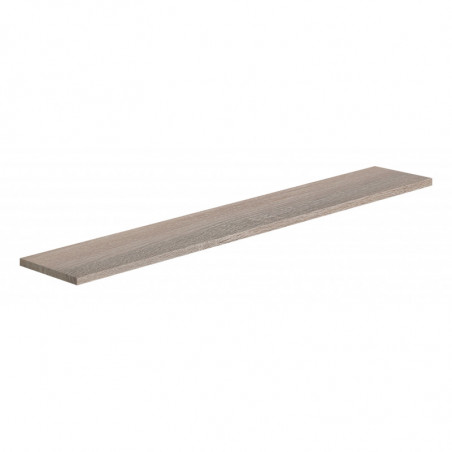 Mensola da Muro, Scaffale Legno, Mensola da Parete, Rovere Sagerau, 96x15,5x1,8 cm - Smart