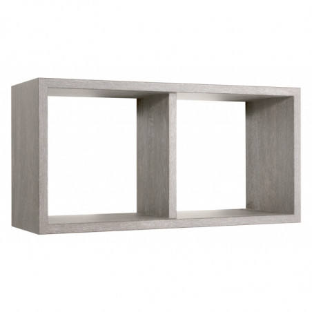 Mensola da Muro, Libreria Sospesa, Libreria da Parete, Scaffale da Parete, Rovere Grigio Nuovo, 70x35 p23,7 cm - Morgana Maxi