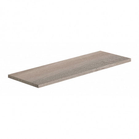 Mensola da Muro, Scaffale Legno, Mensola da Parete, Rovere Sagerau, 56x20x1,8 cm - Smart