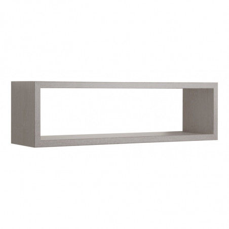 Mensola da Muro, Pensile Bagno, Mensola da Parete, Scaffale da Parete, Rovere Grigio Nuovo, 60x17 p15,5 cm - Regolo