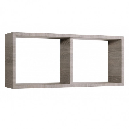 Mensola da Muro, Libreria Sospesa, Libreria da Parete, Scaffale da Parete, Rovere Moka, 70x30 p15,5 cm - Morgana
