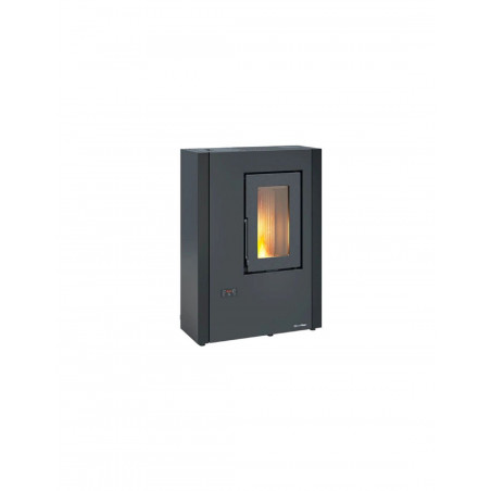 Stufa a pellet – Luisella Maxy 5.0 finitura Grafite 64×29 h89 cm 2,5-7,0 kW serbatoio 10 kg – Extraflame