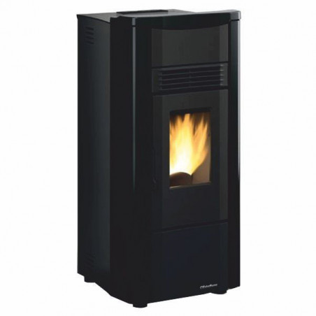 Stufa a pellet – Giusy 5.0 finitura Nera 50×49 h102 cm 3,0-7,0 kW serbatoio 15 kg – Extraflame