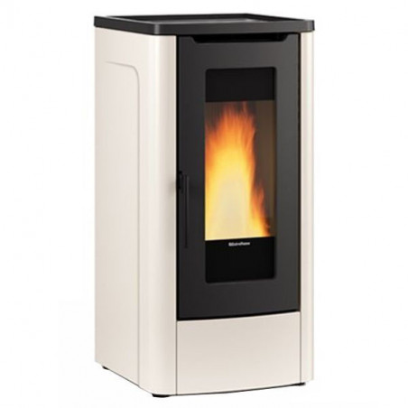 Stufa a pellet – Dahiana 5.0 finitura Avorio 52×60 h108 cm 3,0-10,0 kW serbatoio 30 kg – Extraflame