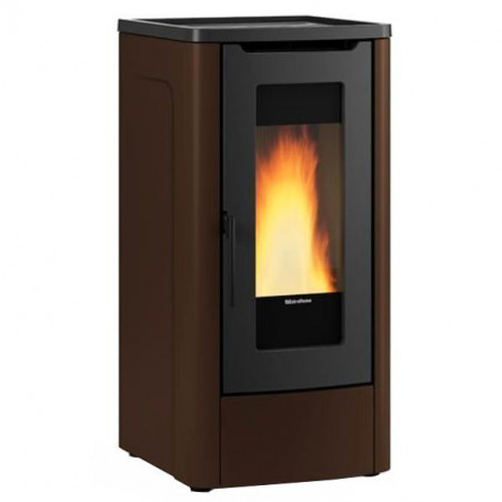Stufa a pellet – Dahiana 5.0 finitura Bronzo 52×60 h108 cm 3,0-10,0 kW serbatoio 30 kg – Extraflame
