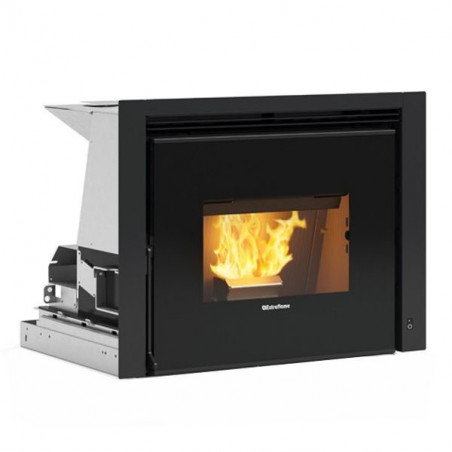 Inserto a pellet – Comfort P70 Air finitura Nero 67×56 × h53 cm 3,0-10,0 kW serbatoio 15 kg – Extraflame