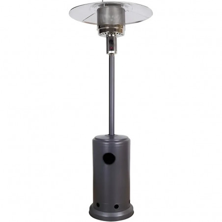 Stufa GPL a infrarossi da esterno – finitura Grigia altezza 210 cm 5-12 kW – Syntesy