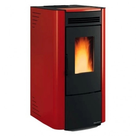 Stufa a pellet – Ketty finitura Bordeaux 46×51 h88 cm 2,4-6,3 kW serbatoio 15 kg – Extraflame