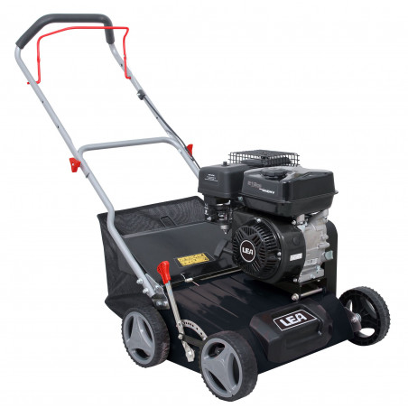 Scarificatore/arieggiatore 2-in-1 a scoppio 212 cc – larghezza lavoro 400 mm, profondità 5 mm a -15 mm, 18 coltelli – Dunsch