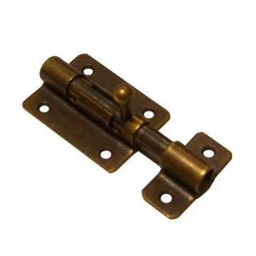 Bronzed Brass Cannon Deadbolt 100