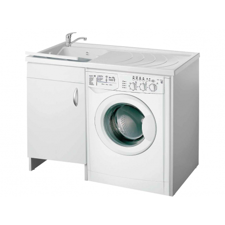 Negrari Garden 6008 Left Bowl washing machine cover thickness 18 mm dimensions 109x60