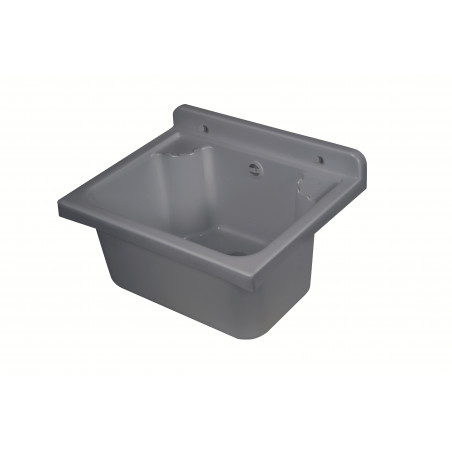 Pilozzo Mini a muro 42,5x34 cm da esterno – Grigio – Compatto e resistente – Giardino e garage – Kit di montaggio – Negrari